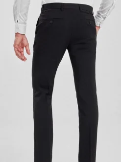 Formele Broek|Broeken En Chino's*Next - Tailored fit - Chique stretchy broek Zwart