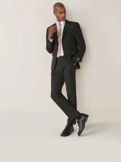 Blazers En Business-Jasjes|Pakken*Next - Tailored fit - Kostuum met twee knopen: colbert Zwart
