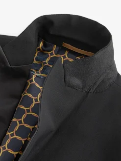 Smokings En Feestkleding|Blazers En Business-Jasjes|Next Zwart - Tailored fit - Smoking: colbert