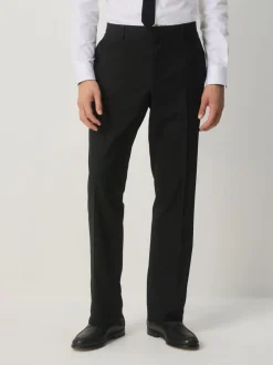 Smokings En Feestkleding|Next Zwart - Tailored Fit Tuxedo Suit Trousers