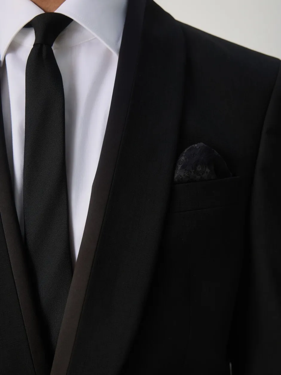 Smokings En Feestkleding|Next Zwart - Tailored Fit Tuxedo Suit Jacket