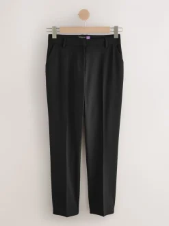 Kostuums En Werkkleding|Next - Tailored Hourglass Slim Trousers with Wool Zwart