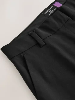 Kostuums En Werkkleding|Next - Tailored Hourglass Slim Trousers with Wool Zwart