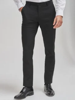 Formele Broek*Next Zwart - Taps toelopende slim-fit - Chique stretchy broek