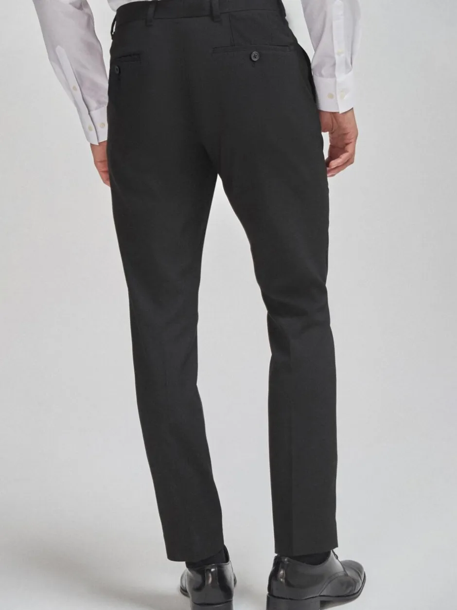 Formele Broek*Next Zwart - Taps toelopende slim-fit - Chique stretchy broek