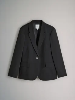 Kostuums En Werkkleding|The Set - Single Breasted Blazer Zwart