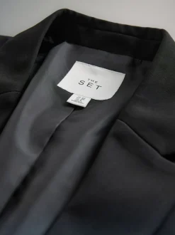 Kostuums En Werkkleding|The Set - Single Breasted Blazer Zwart