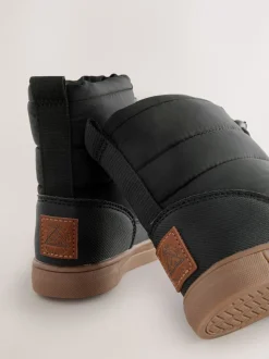 Boots|Next Zwart - Thermal Thinsulate™ gevoerde doorgestikte waterbestendige laarzen