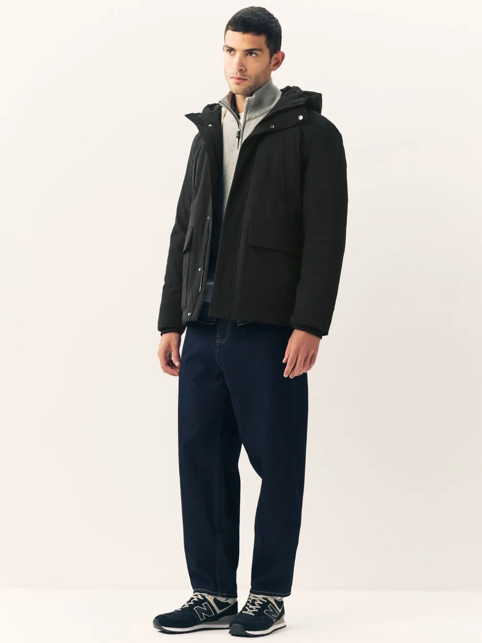 Jassen En Jacks*Next - ThermoGen Parka Jack met Borg voering Zwart
