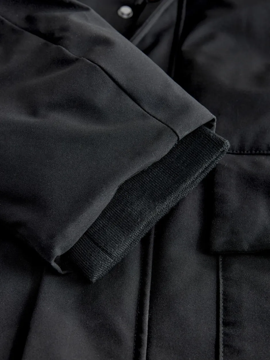 Jassen En Jacks*Next - ThermoGen Parka Jack met Borg voering Zwart