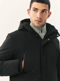 Jassen En Jacks*Next - ThermoGen Parka Jack met Borg voering Zwart
