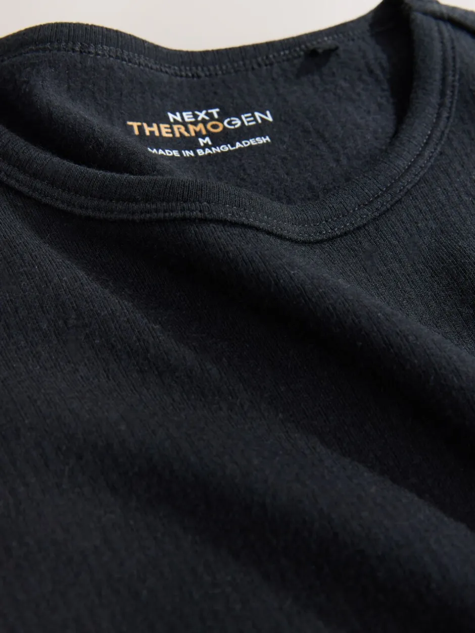 Ondergoed|Ondergoed|Next - Thermogen Thermal Tops 2 Pack Zwart