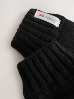 Mutsen, Sjaals En Handschoenen*Next - Thinsulate Knitted Touchscreen Gloves Zwart