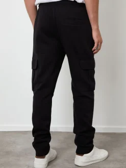 Joggingbroeken*Threadbare - Cargo Joggers Zwart