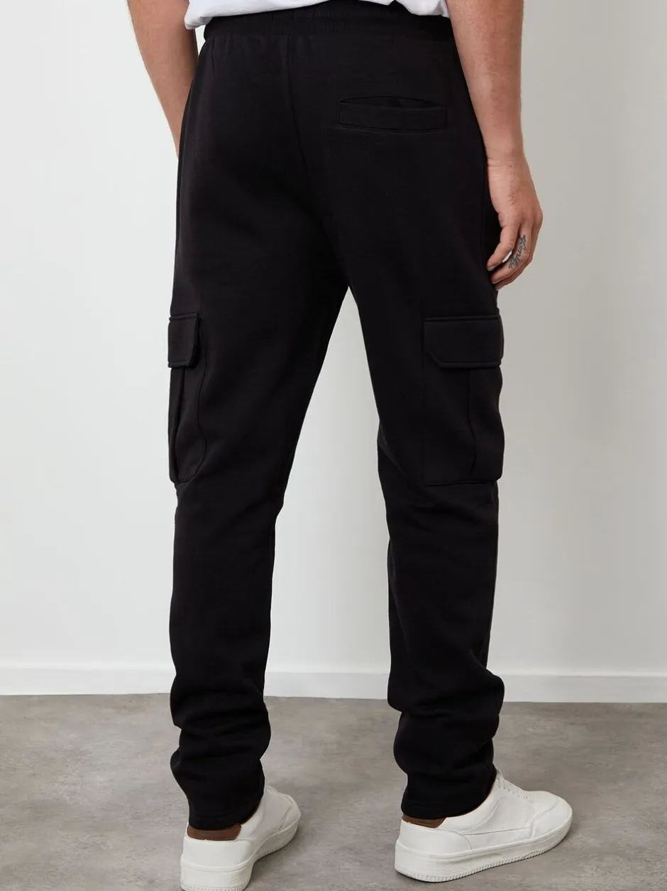 Joggingbroeken*Threadbare - Cargo Joggers Zwart