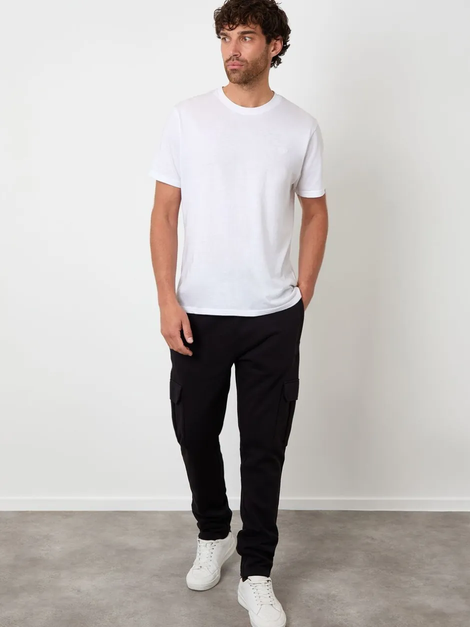 Joggingbroeken*Threadbare - Cargo Joggers Zwart