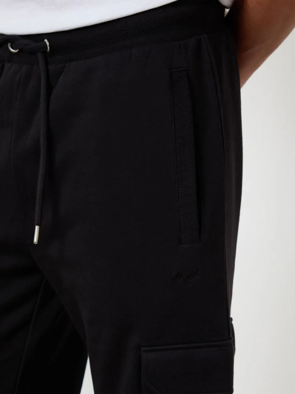 Joggingbroeken*Threadbare - Cargo Joggers Zwart
