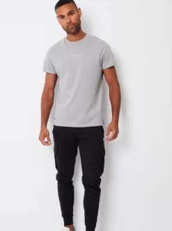Joggingbroeken|Threadbare - joggingbroek in cargostijl Zwart