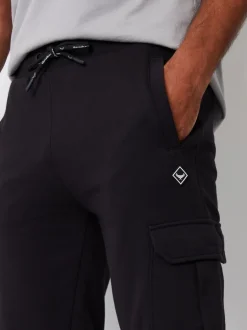 Joggingbroeken|Threadbare - joggingbroek in cargostijl Zwart