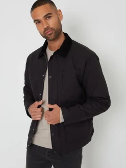 Jassen En Jacks*Threadbare - Twill Lichtgewicht Jack Zwart