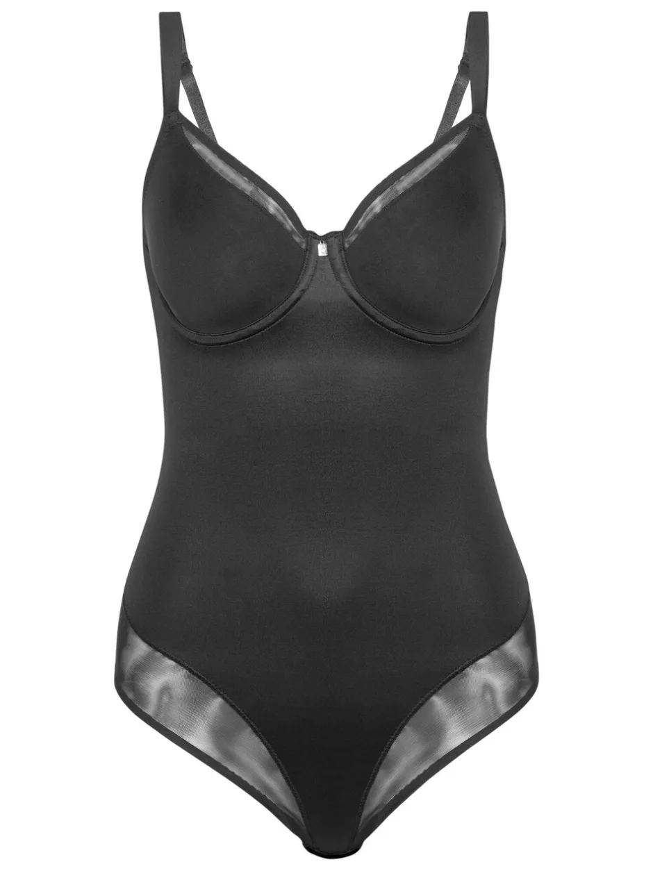 Shapewear*Triumph - - True Shape Sensation - Vormgevende body met beugel Zwart