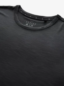 Sportkleding|T-Shirts En Hemden*Next Zwart - T-shirt met korte mouwen - Active Gym Trainingstop