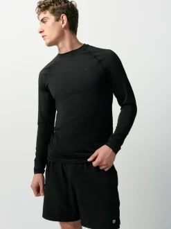 Sportkleding|Next Zwart - T-shirt met lange mouwen - Active Thermal Base Layer