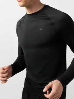 Sportkleding|Next Zwart - T-shirt met lange mouwen - Active Thermal Base Layer