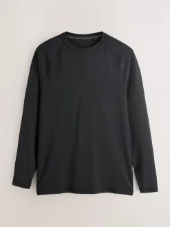 Sportkleding|Next Zwart - T-shirt met lange mouwen - Active Thermal Base Layer