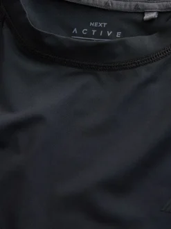 Sportkleding|Next Zwart - T-shirt met lange mouwen - Active Thermal Base Layer