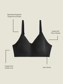 Beha's|Next - Ultieme comfortabele beha Zwart