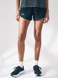 Shorts|Under Armour - Fly By 3 short Zwart