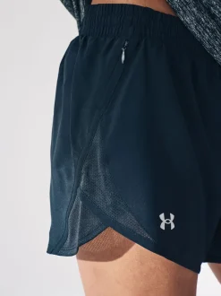 Shorts|Under Armour - Fly By 3 short Zwart