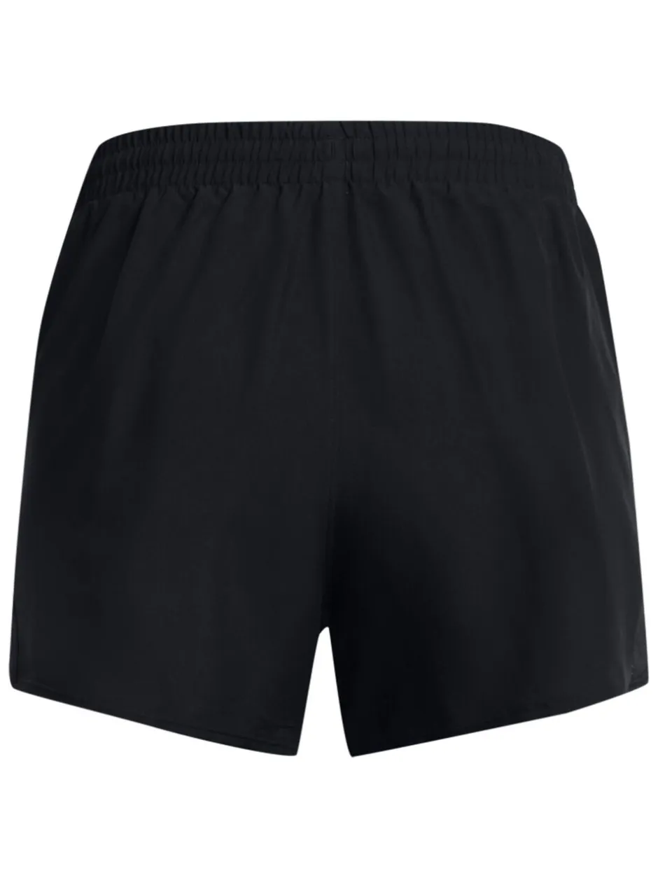 Shorts|Under Armour - Fly By 3 short Zwart