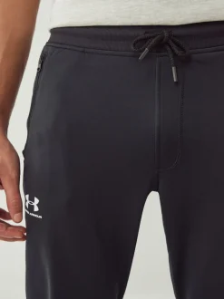 Sportkleding|Joggingbroeken*Under Armour - Sportstyle joggingbroek van tricot Zwart