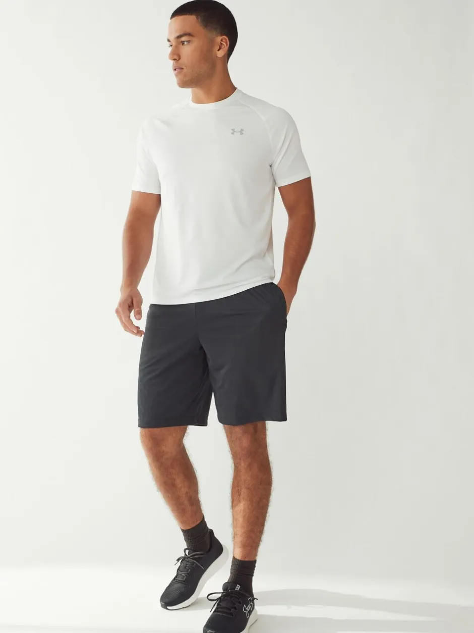 Shorts|Under Armour - Tech shorts met grafische print Zwart