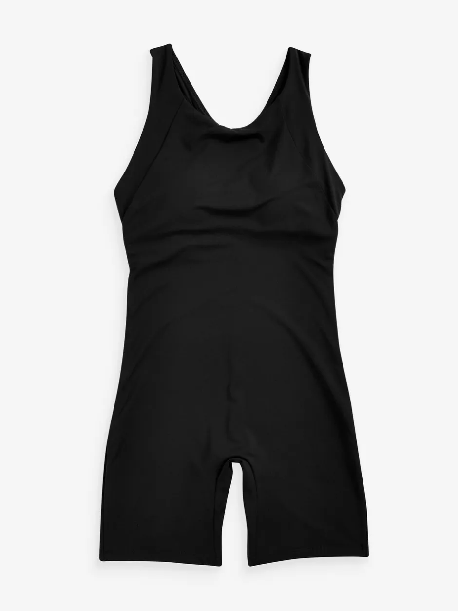 Badkleding|Next - Unitard buikcorrigerend badpak Zwart