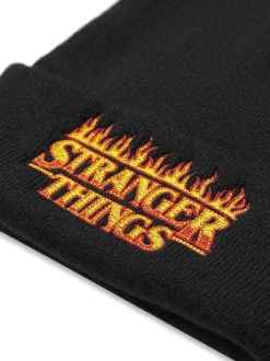 Mutsen, Sjaals En Handschoenen|Vanilla Underground - Adults Stranger Things Muts Zwart