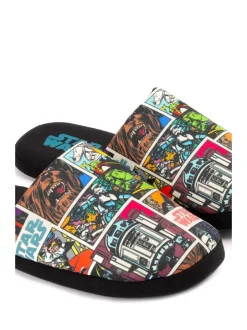 Pantoffels|Vanilla Underground Zwart - Mr Men Mr Lazy pantoffels