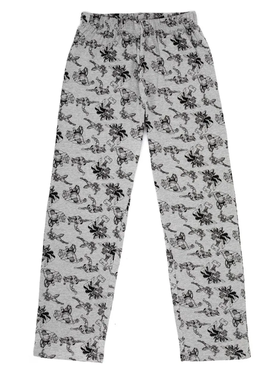 Pyjama's|Loungewear*Vanilla Underground - pyjama met lange pijpen Zwart
