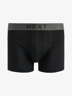 Ondergoed|Ondergoed*Next - Verpakking van 10 - A-frontboxershorts van 100% zuiver katoen Zwart