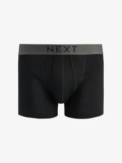 Ondergoed|Ondergoed*Next - Verpakking van 4 - A-frontboxershorts van 100% zuiver katoen Zwart