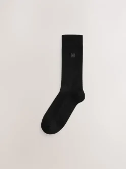 Sokken|Sokken|Next - Verpakking van 10 - Comfortabele sokken met verzachte zool Zwart