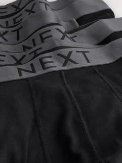 Ondergoed|Ondergoed*Next Zwart - Verpakking van 10 - Hipster boxershorts van 100% katoen