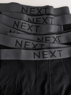 Ondergoed|Ondergoed*Next Zwart - Verpakking van 10 - Hipster boxershorts van 100% katoen