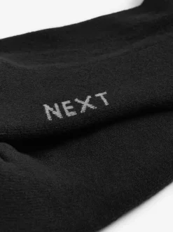 Sokken|Sokken|Next - Verpakking van 10 - Halfhoge sneakersokken met demping Zwart