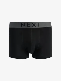 Ondergoed|Ondergoed|Next - Verpakking van 4 - Hipster boxershorts van 100% katoen Zwart