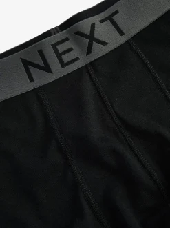 Ondergoed|Ondergoed|Next - Verpakking van 4 - Hipster boxershorts van 100% katoen Zwart