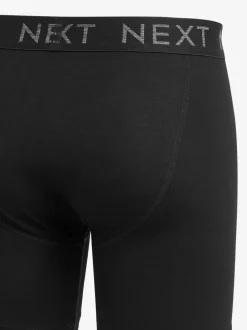 Ondergoed|Ondergoed|Next - Verpakking van 10 - Sportboxershorts met A-voorkant en langere pijpen Zwart