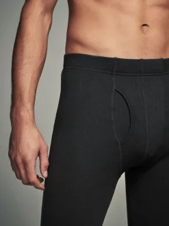 Ondergoed|Ondergoed|Next - Verpakking van 2 - Thermische legging Zwart